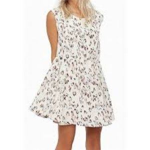 NWT FP Fake Love Cheetah Leopard Mini Dress S